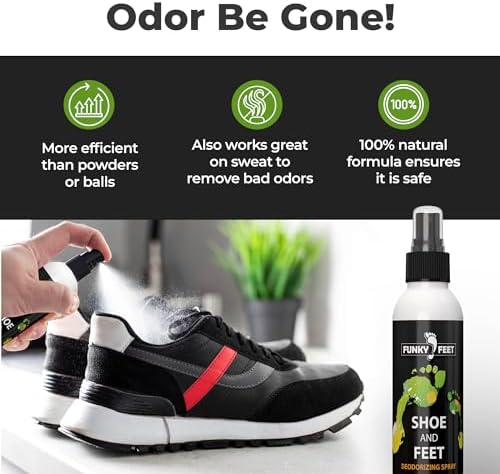Essential oil blend for foot odor relief including peppermint and lavender.