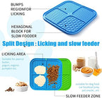 Honomastry dog lick mat with spatula and cleaning brush