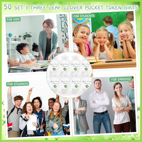 Ferreve traditional four leaf clover token package contents layout