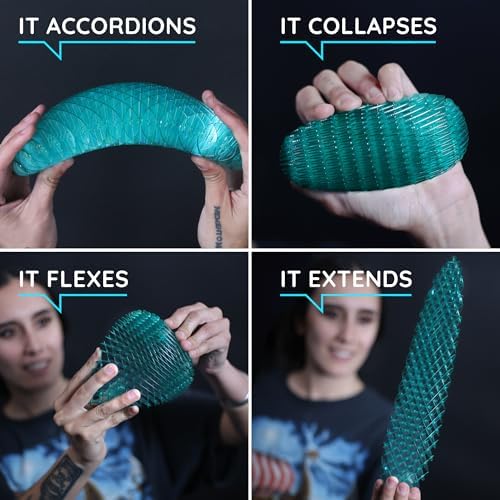 Segmented grid design of the Morf Fidget sensory toy