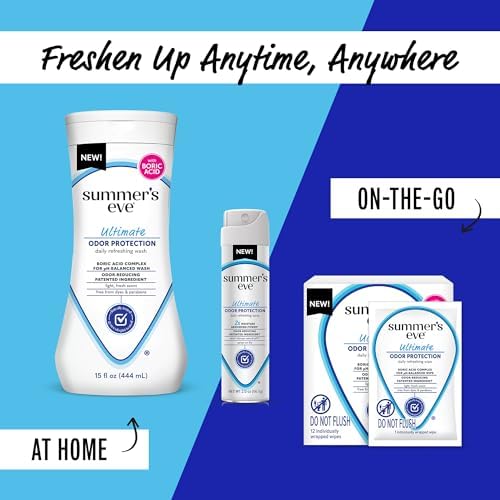 Gynecologist-tested Summer's Eve refreshing spray for intimate care