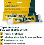 Authentic CareAll triple antibiotic skin ointment tubes for minor cuts and burns