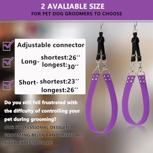 Adjustable grooming loop and metal clip hardware