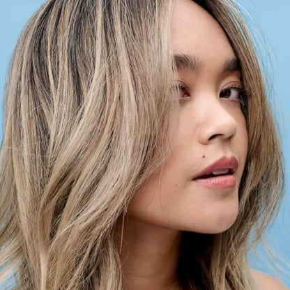 Close up of Bondbar hair lightener kit instructions and components