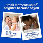 Nutritional label on Gerber baby food jar