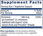 Life Extension Optimized Chromium 60 vegetarian capsules bottle lifestyle shot