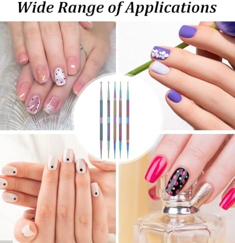 Professional nail art manicure tools for precise dot designs