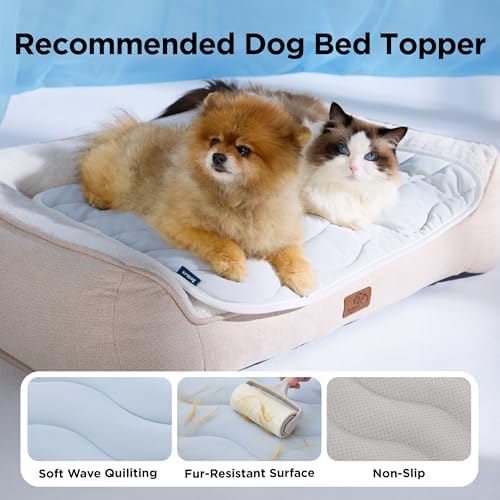 Bedsure large breed cooling mat packaging and fiber technology overview