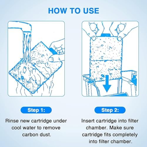 HiTauing aquarium filter box with compatibility details