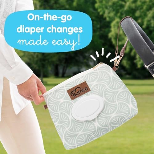 Open view of Bumco portable diaper holder interior