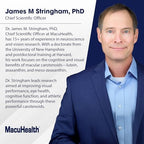 Macuhealth 90 softgels bottle back label with ingredients