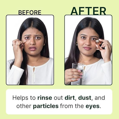 Traditional copper eye care tool for natural eye hygiene and cooling