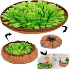Awoof Pet Snuffle Mat For Dogs Folded As Bowl