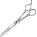 Dubl Duck Mercedes 14SC Pet Curved Shears front view professional grooming scissors
