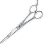 Dubl Duck Mercedes 14SC Pet Curved Shears front view professional grooming scissors