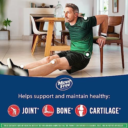 Move Free Advanced Glucosamine Chondroitin MSM Joint Support Supplement, Supports Mobility Comfort Strength Flexibility & Bone - 120 Tablets (40 servings)* - Image 6