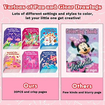 Lionoble kids holiday activity booklets spread out displaying six different cover designs for classroom party favors.
