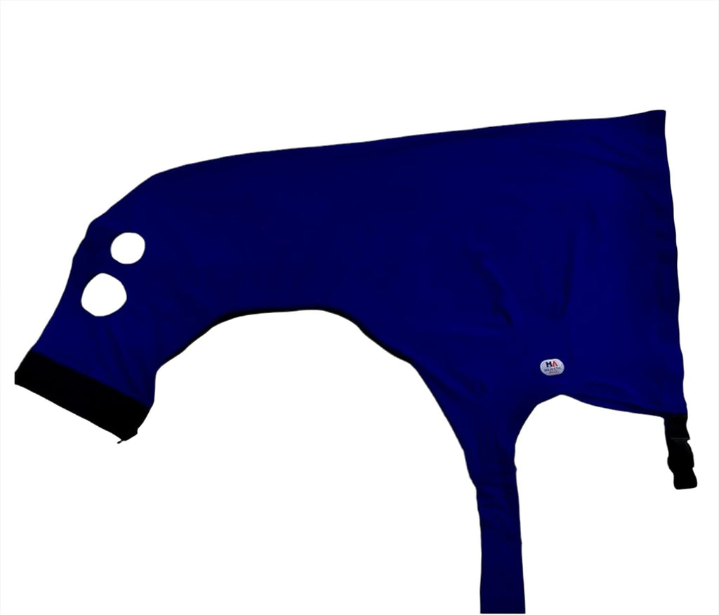 Majestic Ally equine hood front zipper from chin to chest