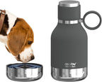 Asobu Buddy Bottle a Stainless Steel Insulated Water Bottle for with Removable Dog Water Bowl and Dog Food and Treat Storage Bowl (Midnight Marble, 37 oz Water Bottle with Bowl) - Image 14