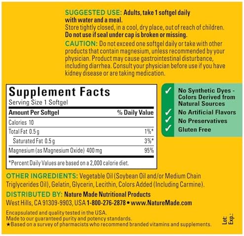 Nature Made extra strength magnesium health support lifestyle shot