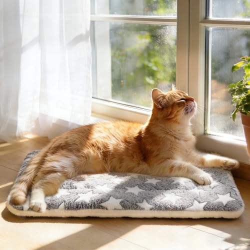 Mora Pets durable pet bed mat emerging clean and fluffy from a washing machine.