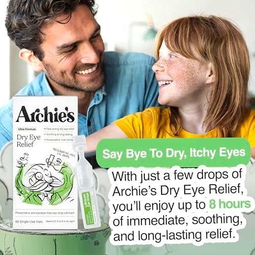 Ultra lubricating eye drops for red eye relief and natural tear simulation.