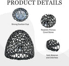 Compact textured rockery cave ornament for small freshwater aquariums