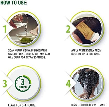 Authentic Godrej Nupur Henna for hair coloring