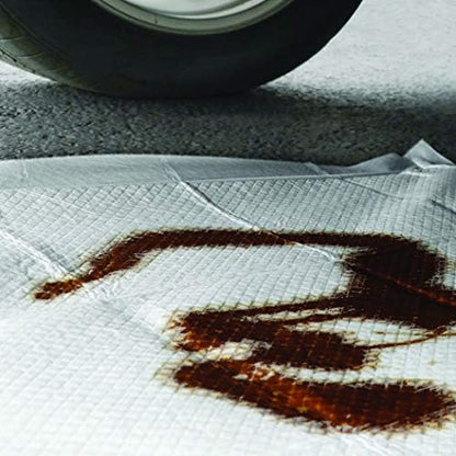 Danco absorbent mat used for automotive spill protection