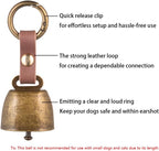 Antique Bronze Iron Bell for Large Dogs and Livestock Tracking