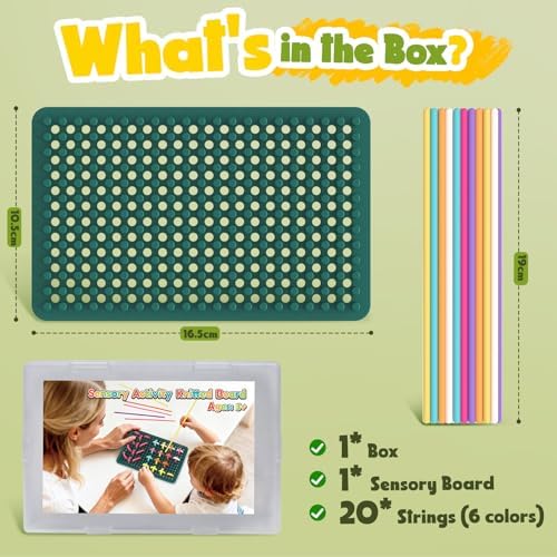 Child using the GJV silicone activity board in a travel setting to demonstrate its quiet portable design.