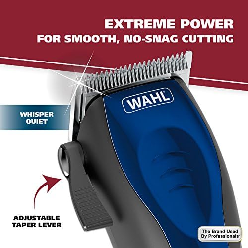 Wahl self-cut corded electric clipper showing the non-slip soft touch grip