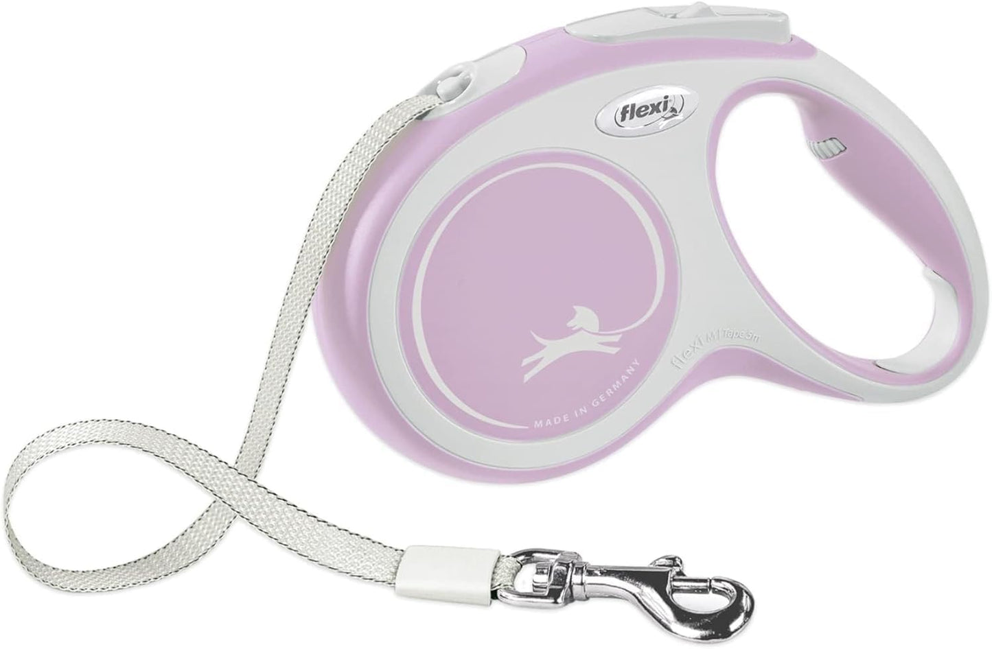 FLEXI(R) New Comfort Tape Retractable Dog Leash for Small Dogs Upto 33 lbs. - 16 ft., Grey/Black | Tangle Free Pet Walking Leash with One-Handed Brake, Pause, Lock |German Quality Product - Image 11