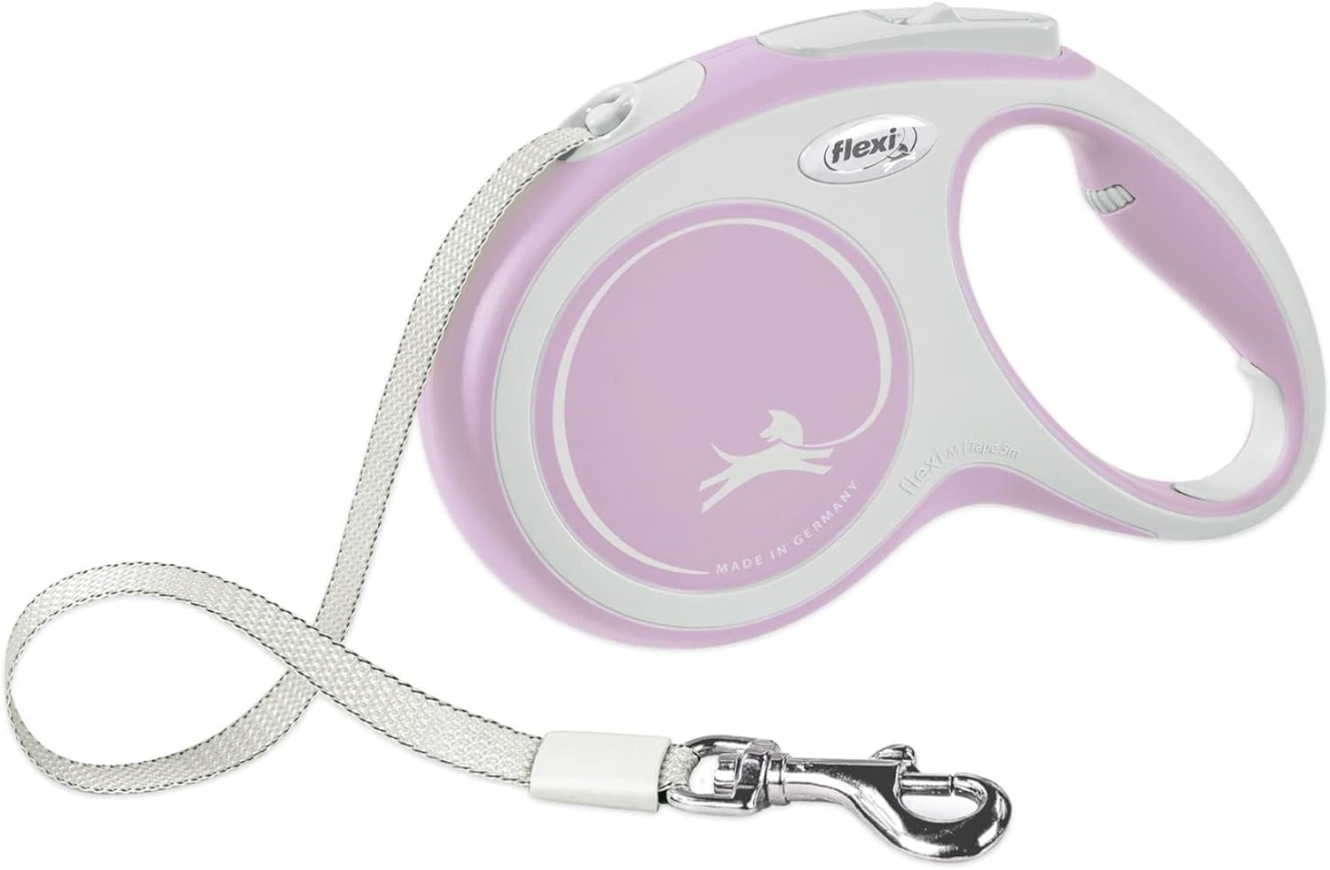 FLEXI(R) New Comfort Tape Retractable Dog Leash for Small Dogs Upto 33 lbs. - 16 ft., Grey/Black | Tangle Free Pet Walking Leash with One-Handed Brake, Pause, Lock |German Quality Product - Image 11
