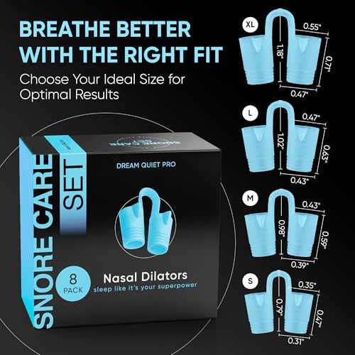 Infinibyte snore stopper vents packaged for travel and hygiene.