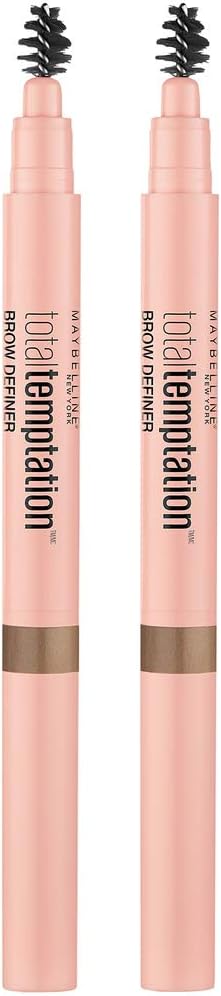 Maybelline mechanical eyebrow pencil teardrop tip close up view