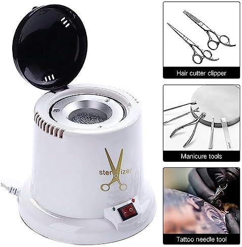 High temperature dry heat sterilizer for metal scissors and tweezers