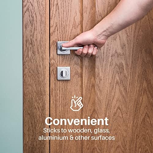Inaya Child Proof Door Lever Lock, Baby Proofing Door Handle Lock, Minimalist Design, 3M Adhesive & No DrillingNeed, Child Safety Door Handle Locks (2 Pack) - Image 4