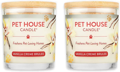 One Fur All Pet House Vanilla Candle Plant-Based/Soy - Clean Burning Scented, Long Lasting Pet Odor Candle for Home - Fresh Citrus - Image 10