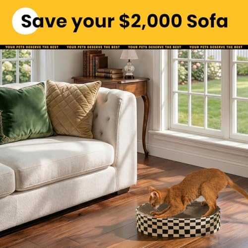 Conlun pet furniture protector cardboard scratcher close up texture