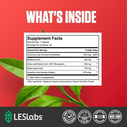 Premium USA imported LES Labs metabolic health supplement for carbohydrate balance