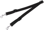 STGOOD dual double dog splitter lead demonstrating the central rotating swivel mechanism for tangle free walking.