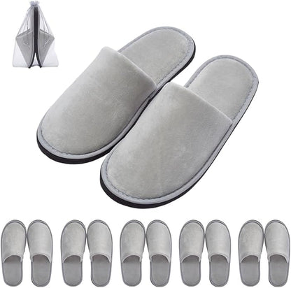 Umiriko Simeier gray spa slippers front view for guests