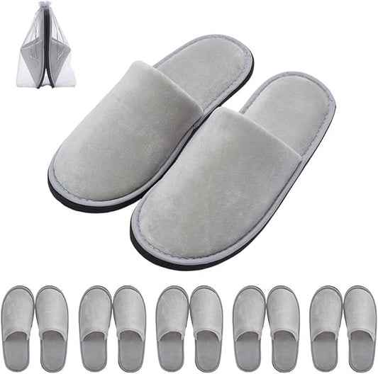 Umiriko Simeier gray spa slippers front view for guests