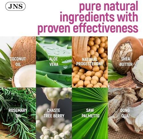 Topical application of Joellyne Naturals vegan progesterone alternative cream.