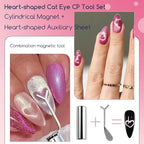 Variety of magnetic wands for 3D nail design