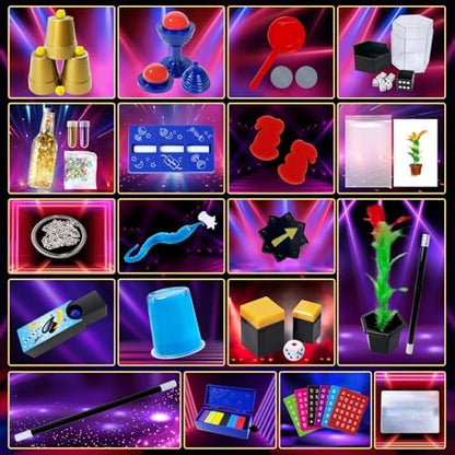 Detailed view of magic props and accessories