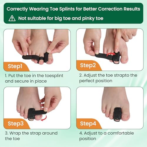 Breathable fabric texture of Ceyome toe splint close up