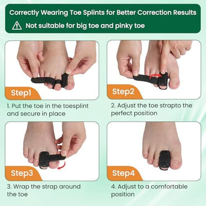 Breathable fabric texture of Ceyome toe splint close up