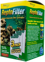 Medium size Tetra ReptoFilter cartridges stacked together